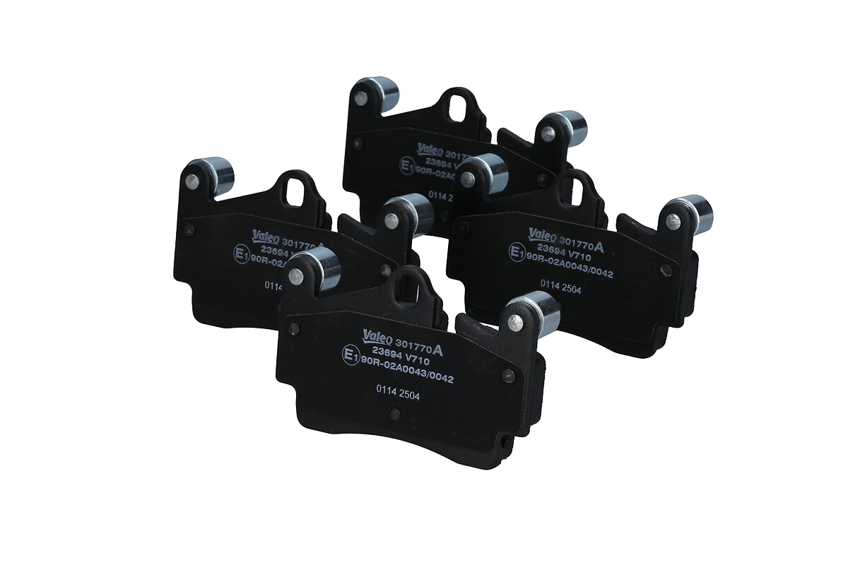 Jeu de 4 plaquettes de frein VALEO 301770A